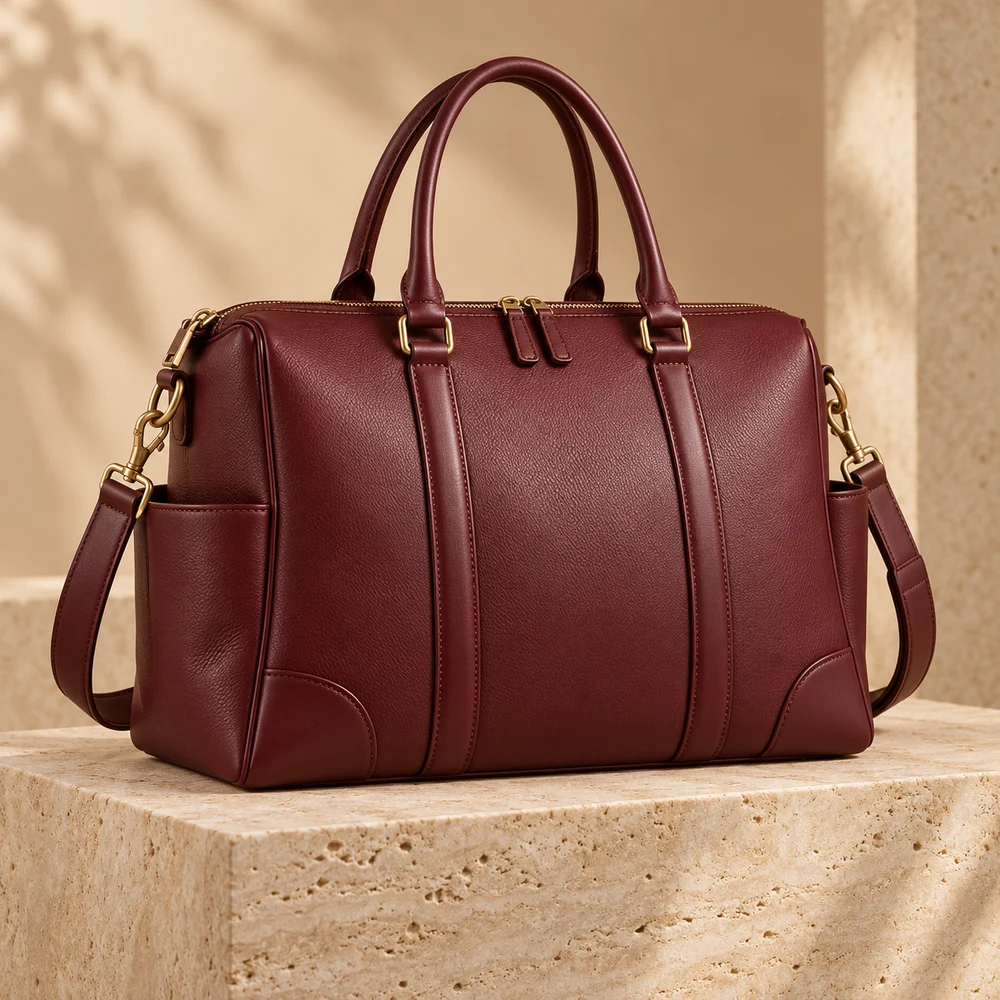 Bordeaux Atelier hayali lüks çanta